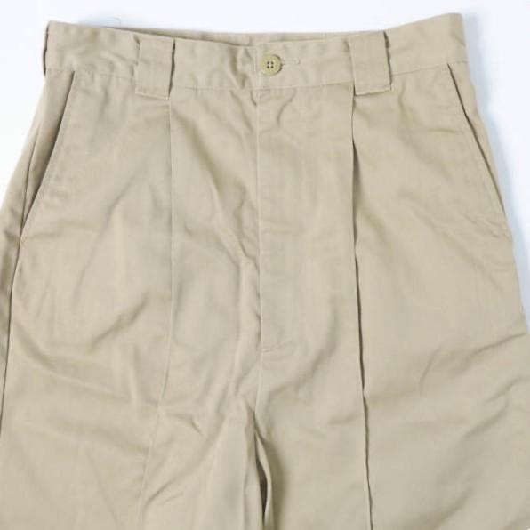 BEAMS BOY ビームスボーイ タックビッグショーツ 13-25-0202-156 ONE SIZE KHAKI T/Cツイル ショートパンツ ボトムス g13813 |  | 04