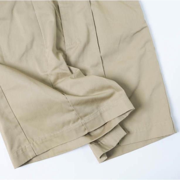 BEAMS BOY ビームスボーイ タックビッグショーツ 13-25-0202-156 ONE SIZE KHAKI T/Cツイル ショートパンツ ボトムス g13813 |  | 06