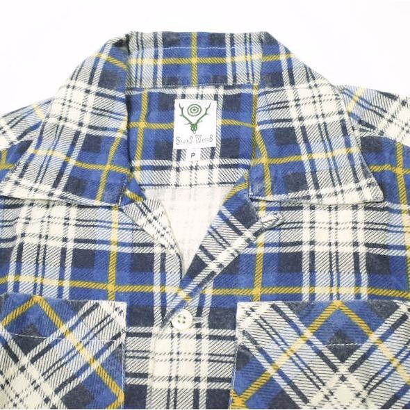South2 West8 サウスツーウェストエイト S2W8 6 POCKET SHIRT - COTTON PLAID コットンフランネル 6ポケット チェックオープンカラーシャツ |  | 03