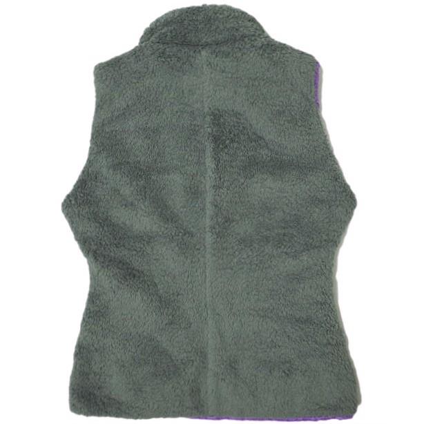 PATAGONIA パタゴニア 2010年製 W'S LOS LOBOS VEST ロス・ロボス・ベスト 25205 S FGE グレー/パープル リバーシブル ボアフリース g13831 |  | 01