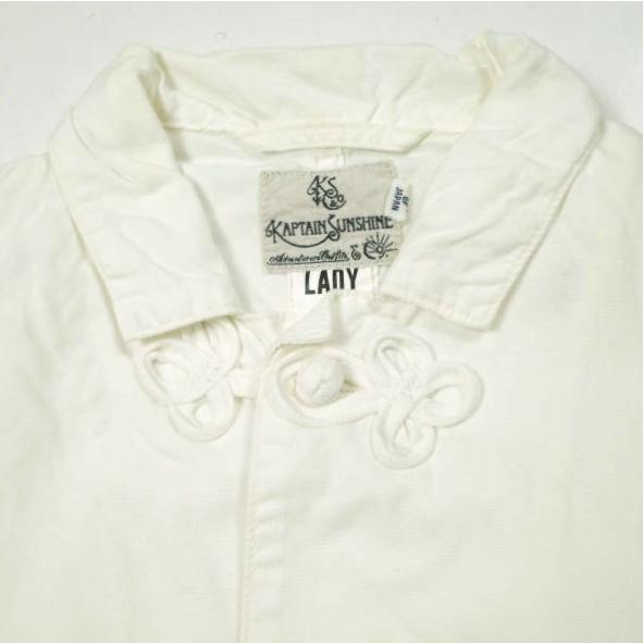 KAPTAIN SUNSHINE キャプテンサンシャイン 日本製 CHEF JACKET シェフジャケット KS5SJK09 ONE SIZE(LADY) OFF WHITE チャイナ アウター |  | 03