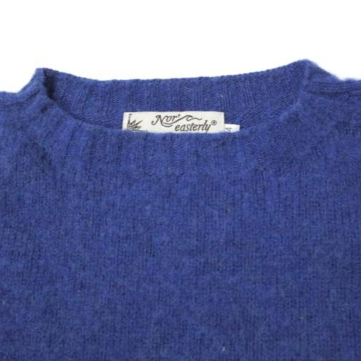 NOR' EASTERLY ノアイースターリー スコットランド製 SHAGGY DOG CREW NECK SWEATER シャギードッグクルーネックニット 34 ブルー g13843 |  | 03