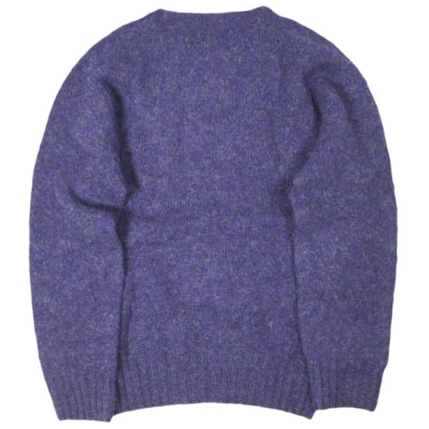 NOR' EASTERLY ノアイースターリー スコットランド製 SHAGGY DOG CREW NECK SWEATER シャギードッグクルーネックニット 34 パープル |  | 01