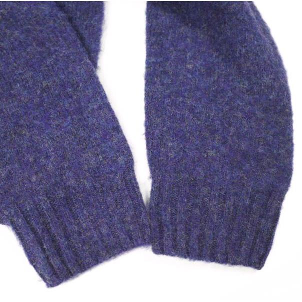 NOR' EASTERLY ノアイースターリー スコットランド製 SHAGGY DOG CREW NECK SWEATER シャギードッグクルーネックニット 34 パープル |  | 04