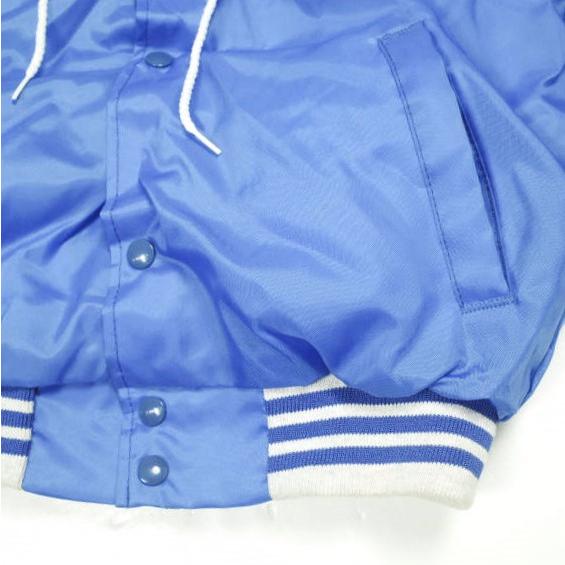 ASW JACKETS x BEAMS BOY アメリカンスピリットウェア 別注 Hooded Award Jacket スウェットドッキング ナイロンスタジャン BLUE |  | 06