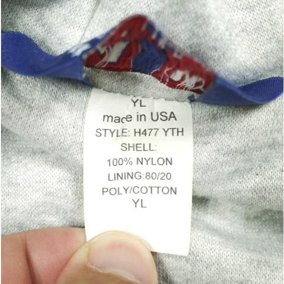 ASW JACKETS x BEAMS BOY アメリカンスピリットウェア 別注 Hooded Award Jacket スウェットドッキング ナイロンスタジャン BLUE |  | 07