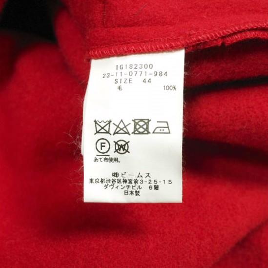 TACASi タキャシ 日本製 ウールシャツジャケット 23-11-0771-984 44 RED ハーフコート International Gallery BEAMS トップス g13858 |  | 08