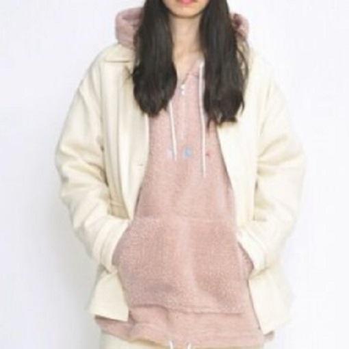 LABRAT ラブラット BOA FLEECE ANORAK JACKET ロゴ刺繍 ボアフリースアノラックパーカー M ピンク BERBERJIN ベルベルジン トップス g13859 |  | 02