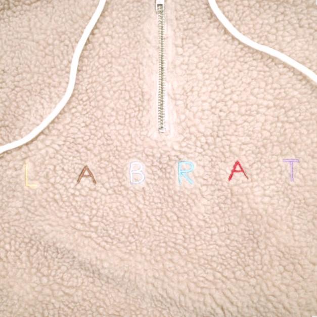 LABRAT ラブラット BOA FLEECE ANORAK JACKET ロゴ刺繍 ボアフリースアノラックパーカー M ピンク BERBERJIN ベルベルジン トップス g13859 |  | 05