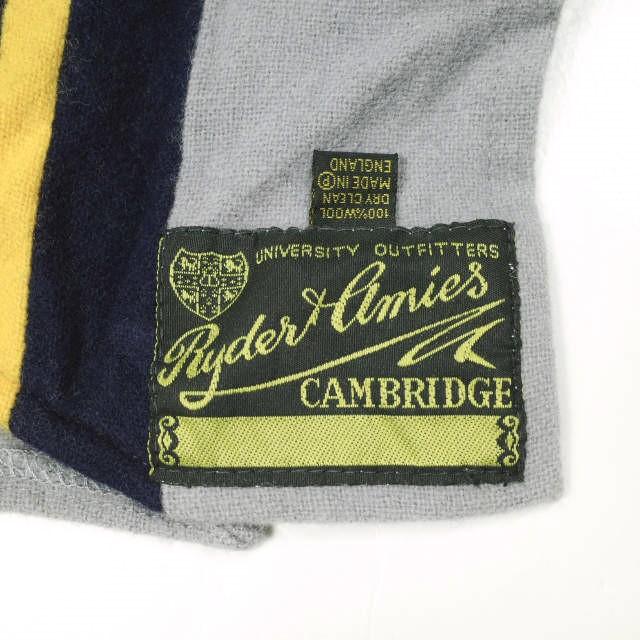 RYDER ＆ AMIES ライダー＆エイミーズ イギリス製 スクールマフラー カレッジスカーフ GRAY ケンブリッジ大学 聖林公司 g13860 |  | 03