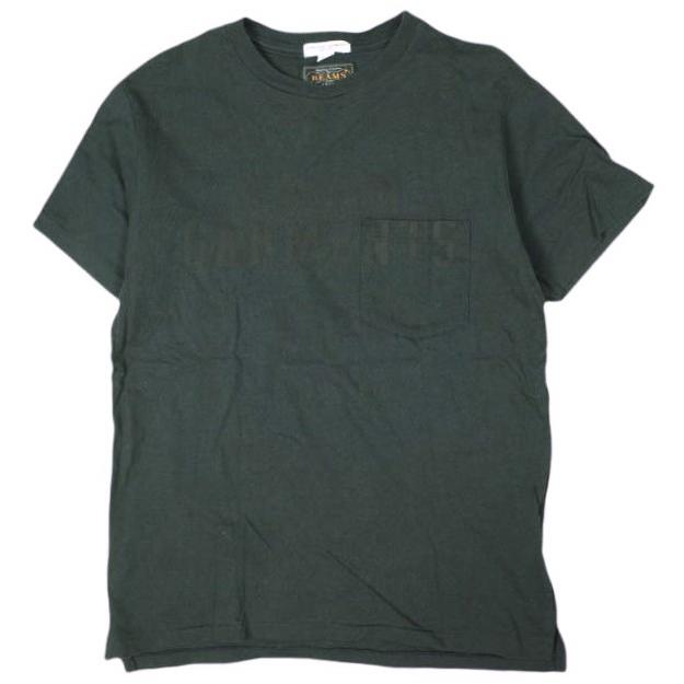 Engineered Garments x BEAMS PLUS エンジニアードガーメンツ 別注 バスケットボールTシャツ Printed Cross Crew Neck T-shirt S Dk.Navy | 