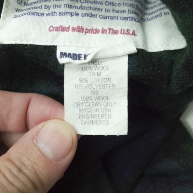 FWK by ENGINEERED GARMENTS エンジニアードガーメンツ アメリカ製