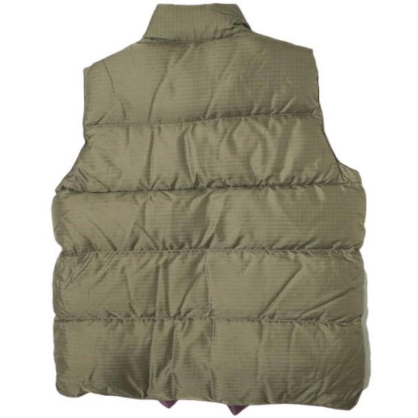 Crescent Down Works クレセントダウンワークス リップストップナイロン ダウンベスト XXXS BROWN KHAKI/PURPLE MADE IN USA g13883 |  | 01