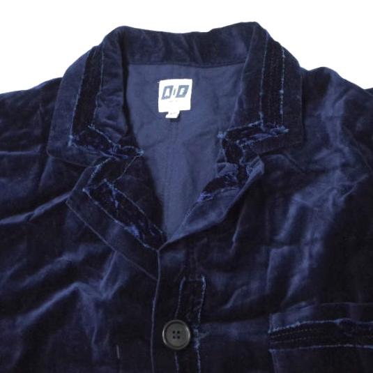 AiE エーアイイー アメリカ製 Shop Coat Cotton Velveteen ベロアショップコート XS ネイビー チェスターコート アウター g13884 |  | 04
