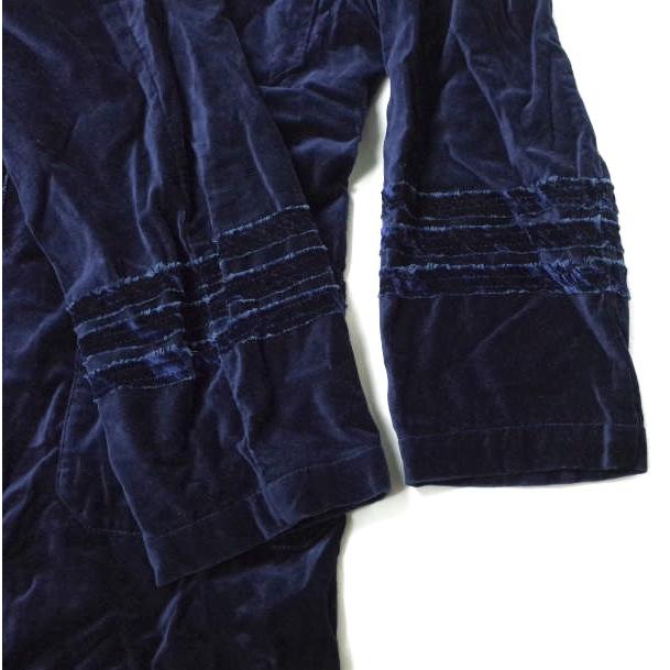 AiE エーアイイー アメリカ製 Shop Coat Cotton Velveteen ベロアショップコート XS ネイビー チェスターコート アウター g13884 |  | 06