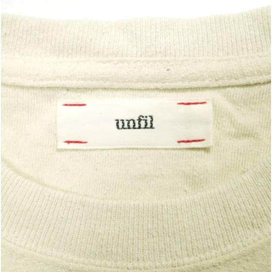 unfil アンフィル raw silk jersey long-sleeve T-shirt dress ローシルクジャージーロングスリーブTシャツドレス OEFL-UW114 1 IVORY |  | 02