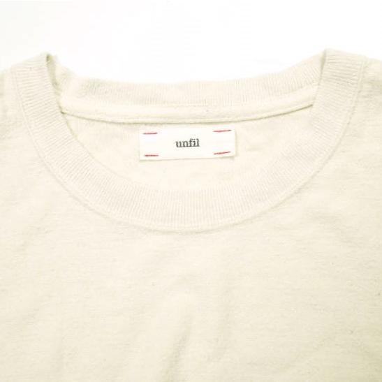 unfil アンフィル raw silk jersey long-sleeve T-shirt dress ローシルクジャージーロングスリーブTシャツドレス OEFL-UW114 1 IVORY |  | 03