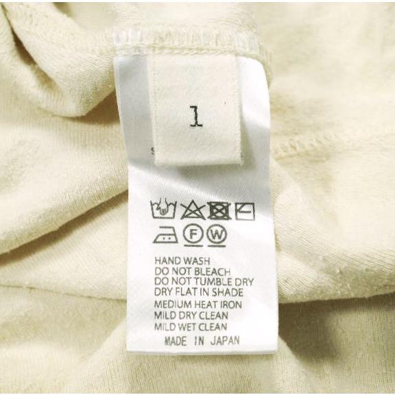 unfil アンフィル raw silk jersey long-sleeve T-shirt dress ローシルクジャージーロングスリーブTシャツドレス OEFL-UW114 1 IVORY |  | 06
