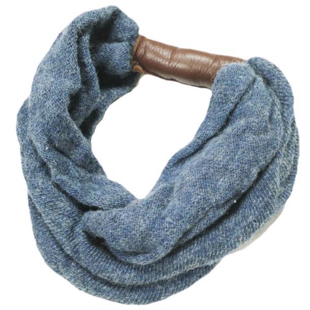 DECHO x BEAMS BOY デコー ビームスボーイ 別注 日本製 IMAMA コットンウールニットヘアバンド Free BLUE ターバン 帽子 g13920 | 