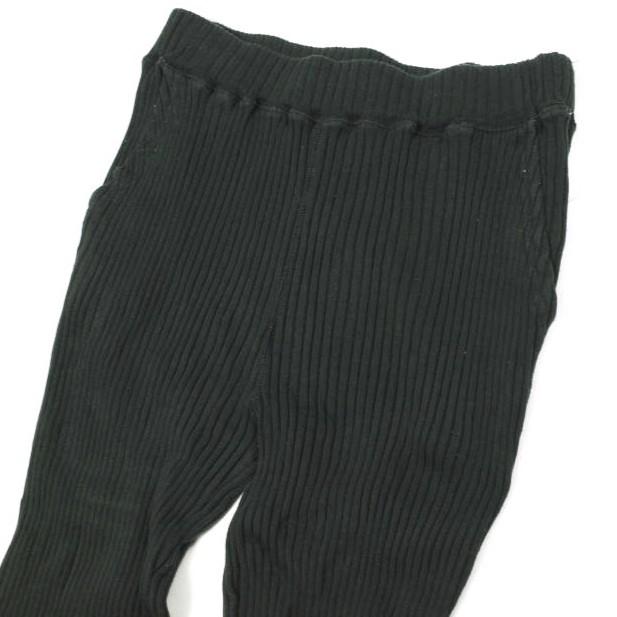 Ray BEAMS レイビームス リブサイドスリットパンツ 63-23-0285-101 0 BLACK ニット コットン イージー ボトムス g13928 |  | 03