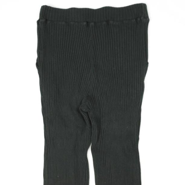 Ray BEAMS レイビームス リブサイドスリットパンツ 63-23-0285-101 0 BLACK ニット コットン イージー ボトムス g13928 |  | 04