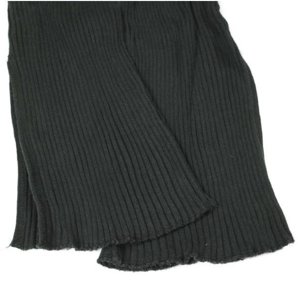 Ray BEAMS レイビームス リブサイドスリットパンツ 63-23-0285-101 0 BLACK ニット コットン イージー ボトムス g13928 |  | 05