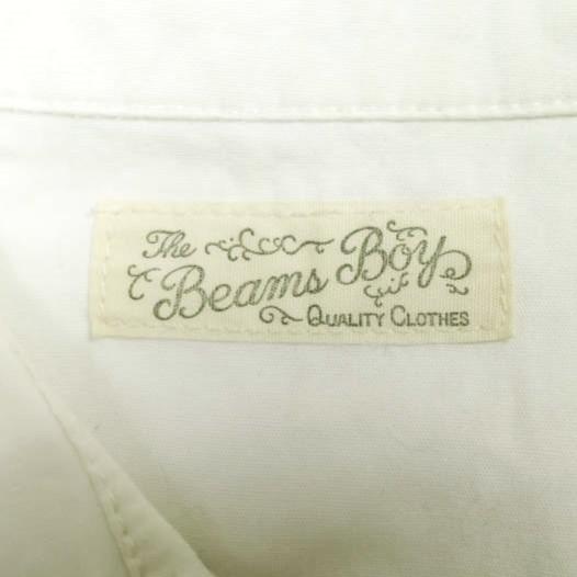 BEAMS BOY ビームスボーイ ラウンドカラーレースブラウス O.BRD丸襟Pタックレース 13-11-0037-867 ONE SIZE WHITE 長袖 プリーツ シャツ |  | 06