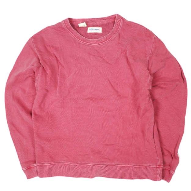 SCREEN STARS x BEAMS BOY スクリーンスターズ ビームスボーイ 別注 裏毛後染めスウェット 13-13-0171-146 S(ONE SIZE) RUBY トレーナー | 