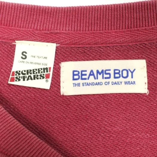 SCREEN STARS x BEAMS BOY スクリーンスターズ ビームスボーイ 別注 裏毛後染めスウェット 13-13-0171-146 S(ONE SIZE) RUBY トレーナー |  | 03
