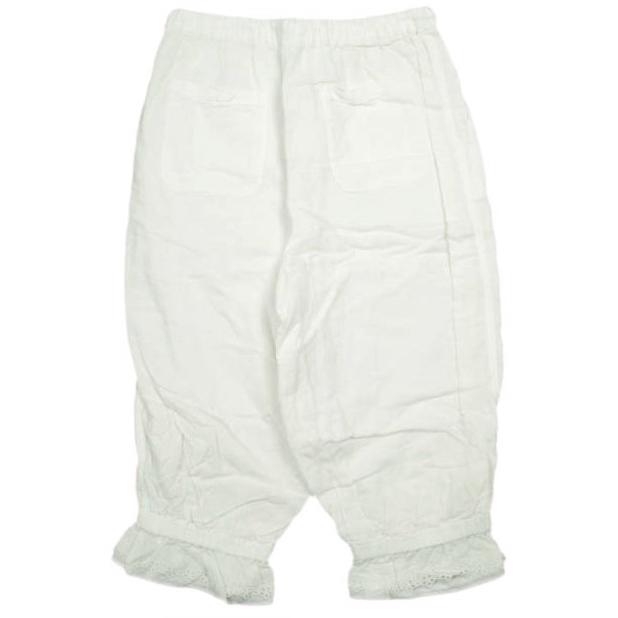 BEAMS BOY ビームスボーイ ドロワー クロップドパンツ 13-28-0032-791 ONE SIZE WHITE イージー レース ボトムス g13938 |  | 01