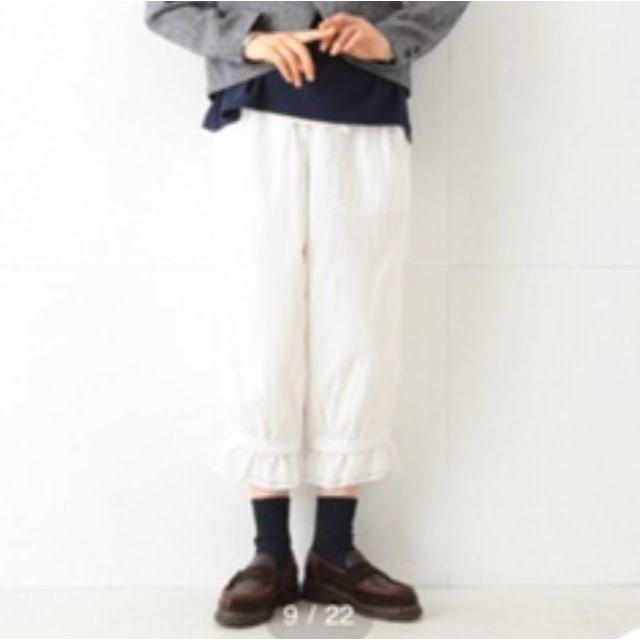 BEAMS BOY ビームスボーイ ドロワー クロップドパンツ 13-28-0032-791 ONE SIZE WHITE イージー レース ボトムス g13938 |  | 02