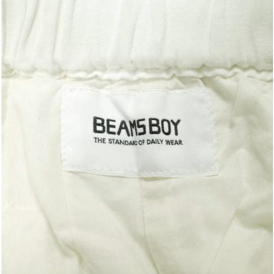 BEAMS BOY ビームスボーイ ドロワー クロップドパンツ 13-28-0032-791 ONE SIZE WHITE イージー レース ボトムス g13938 |  | 03