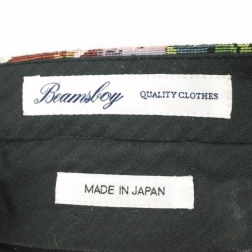BEAMS BOY ビームスボーイ 日本製 ゴブランスラックス 9分 13-23-0031-202 0 Murti 花柄 テーパード パンツ ボトムス g13949 |  | 07
