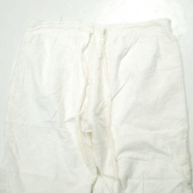 BEAMS BOY ビームスボーイ 日本製 レースクロップドパンツ 13-24-7056-202 ONE SIZE(1号) WHITE カットワーク ボトムス g13954 |  | 05