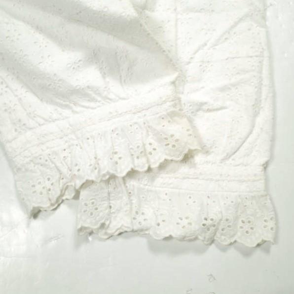 BEAMS BOY ビームスボーイ 日本製 レースクロップドパンツ 13-24-7056-202 ONE SIZE(1号) WHITE カットワーク ボトムス g13954 |  | 06