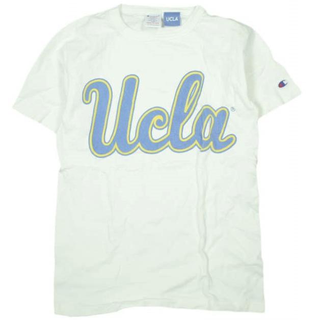 Champion チャンピオン アメリカ製 T1011 USA UCLA S/S TEE 丸胴 カレッジTシャツ S WHITE 半袖 MADE IN USA  トップス g13977 | 