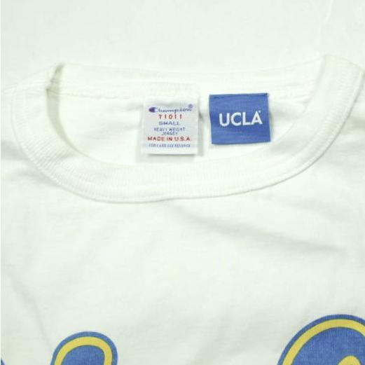 Champion チャンピオン アメリカ製 T1011 USA UCLA S/S TEE 丸胴 カレッジTシャツ S WHITE 半袖 MADE IN USA  トップス g13977 |  | 02