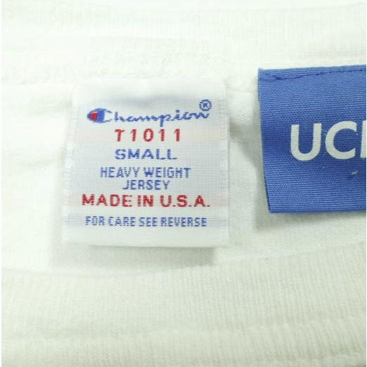 Champion チャンピオン アメリカ製 T1011 USA UCLA S/S TEE 丸胴 カレッジTシャツ S WHITE 半袖 MADE IN USA  トップス g13977 |  | 08
