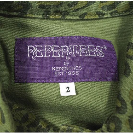 NEPENTHES ネペンテス 日本製 アニマル柄CPOシャツ 2 OLIVE 長袖 レオパード シャツジャケット トップス g13978 |  | 02