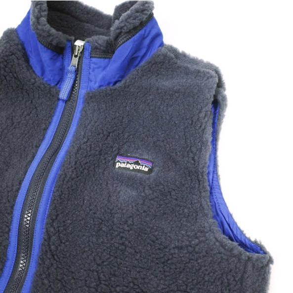PATAGONIA パタゴニア 13AW KIDS Retro-X Vest レトロXフリースベスト 65618 M GNY ネイビー ジレ ボア トップス g13981 |  | 04