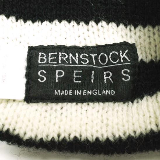 BERNSTOCK SPEIRS バーンストックスペアーズ イギリス製 ウールボーダーニットヘアバンド 73-43-0016-420 BLACK/NATURAL ターバン 帽子 |  | 02