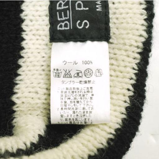 BERNSTOCK SPEIRS バーンストックスペアーズ イギリス製 ウールボーダーニットヘアバンド 73-43-0016-420 BLACK/NATURAL ターバン 帽子 |  | 06