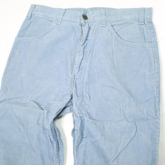 Levi's リーバイス 80s フレアコーデュロイパンツ 22513 1512 W32 ライトブルー 1982年製造 ボタン裏32 42TALON ヴィンテージ ボトムス |  | 02