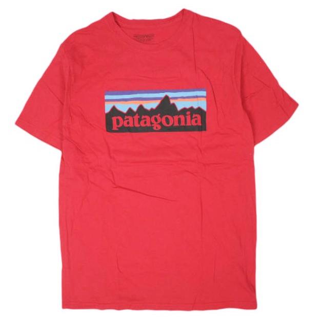 PATAGONIA パタゴニア 18SS Boys' P-6 Logo Organic T-Shirt キッズ ボーイズ・P-6ロゴ・オーガニック・Tシャツ 62153 XL(14) RED(FRE) | 