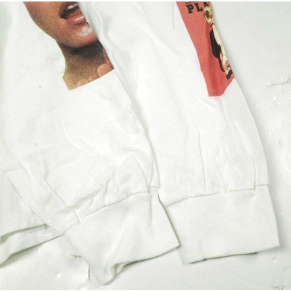 GOOD WORTH ＆ CO. x PLAYBOY グッドワース プレイボーイ 別注 PRINT L/S TEE 袖プリントロングスリーブTシャツ S WHITE 長袖 トップス |  | 04