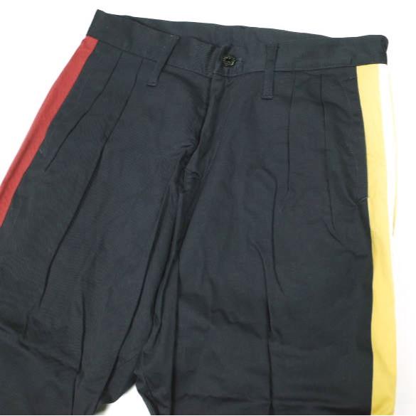 A エィス 日本製 サイトライン2タックチノパンツ BL2B005 2 NAVY ストレッチ 側章 ボトムス g13993 |  | 02