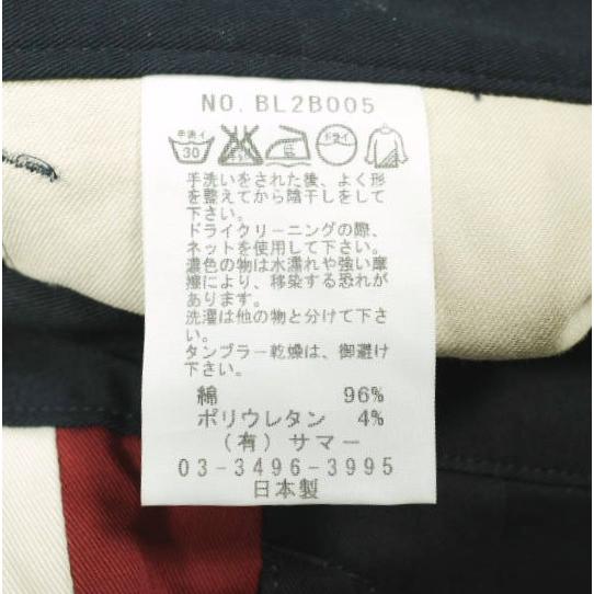 A エィス 日本製 サイトライン2タックチノパンツ BL2B005 2 NAVY ストレッチ 側章 ボトムス g13993 |  | 08