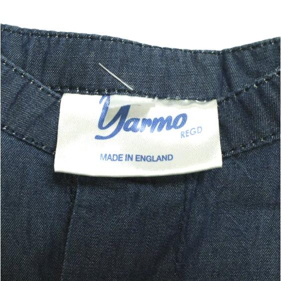 Yarmo ヤーモ イギリス製 BAND COLLAR SHIRTS ダンガリーバンドカラーシャツ YAR-15AW S1 S Indigo 長袖 トップス g13996 |  | 05