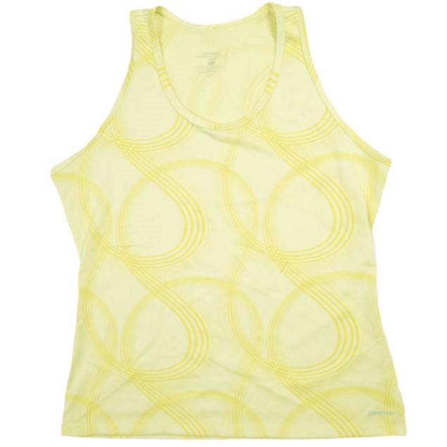 PATAGONIA パタゴニア アメリカ製 2007年製 Performance Baselayer キャプリーン タンクトップ 45345 WOMEN'S S イエロー MADE IN USA | 