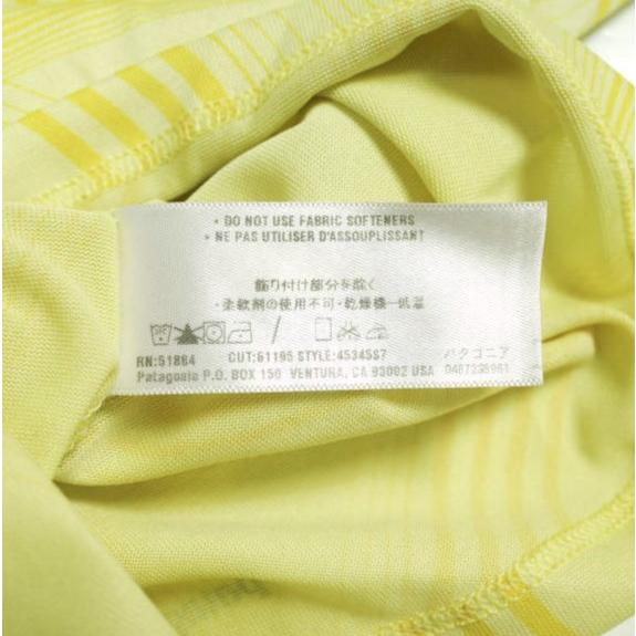PATAGONIA パタゴニア アメリカ製 2007年製 Performance Baselayer キャプリーン タンクトップ 45345 WOMEN'S S イエロー MADE IN USA |  | 06